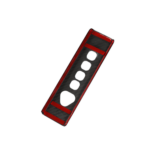 Ev-Mercado Tesla Cybertruck Interior Hazard Light P R N D Switch Panel Cover Real Carbon Fiber