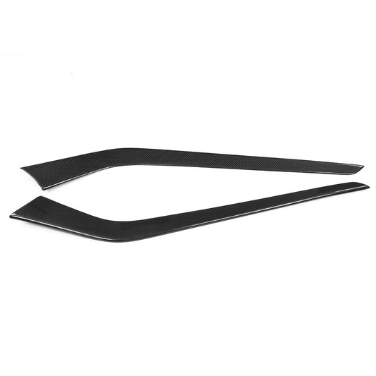 Tesla Model Y 3 2021-2023 Center Console Side Panel Trim Real Carbon Fiber