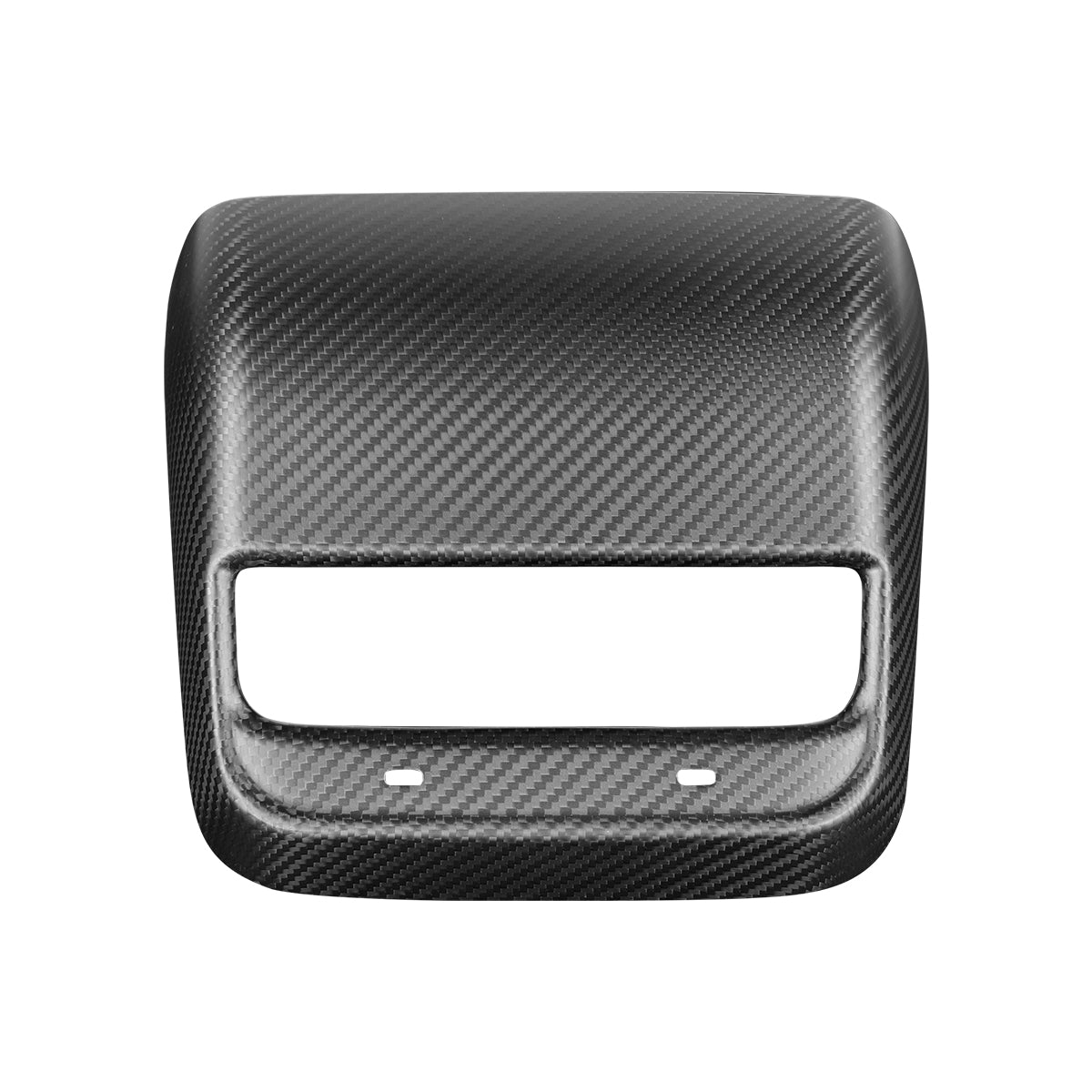 Tesla Model Y 3 2021-2023 Central Armrest Rear Air Outlet Cover Real Carbon Fiber