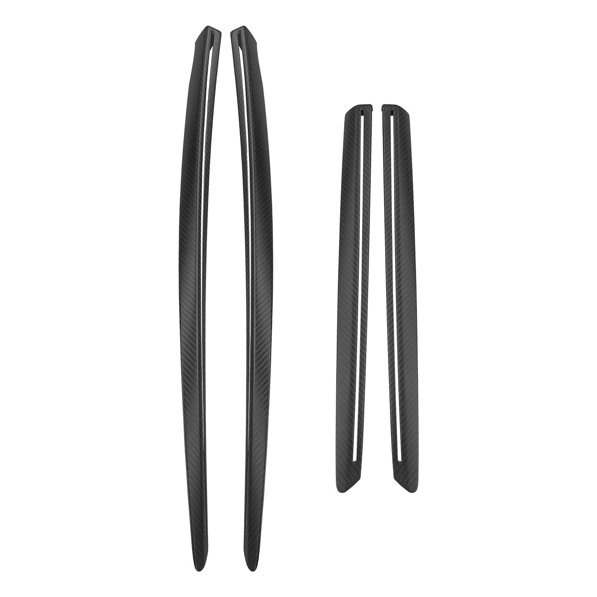 2025 Tesla Model Y Juniper Door Panel Trim Cover Real Carbon Fiber