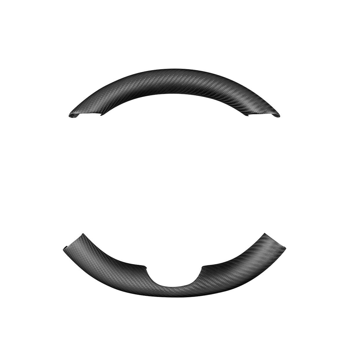 Tesla Model Y 3 2021-2023 Steering Wheel Cover Real Carbon Fiber