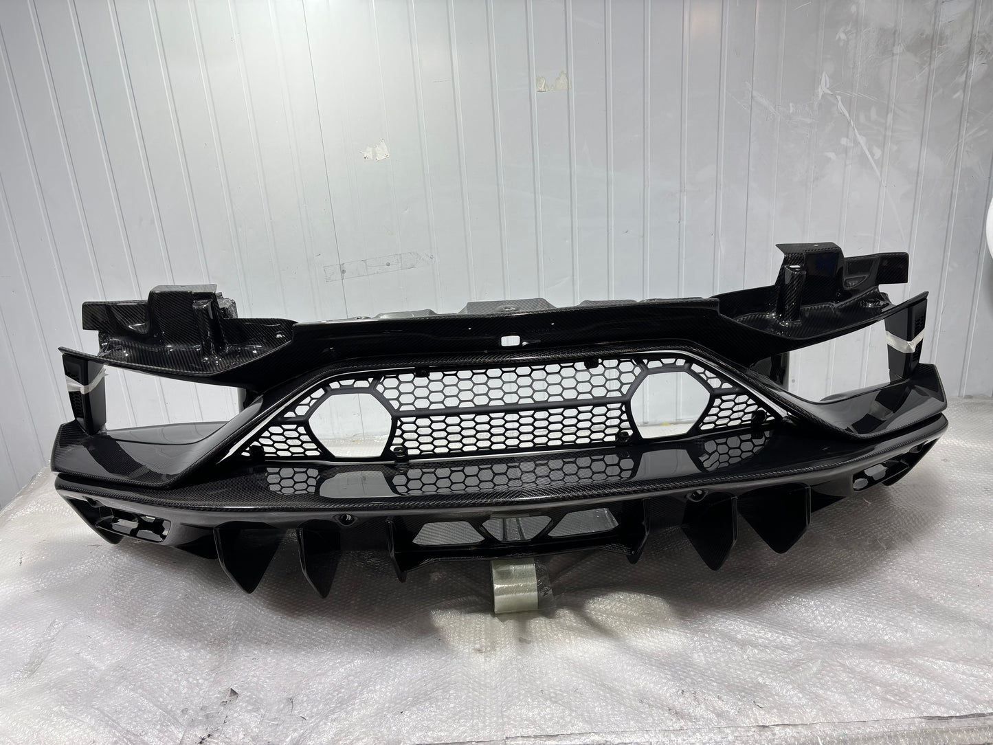 2019 Lamborghini Aventador SVJ Rear Bumper Lip Carbon fiber Replacement Style