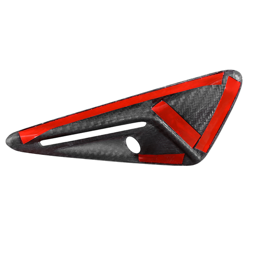 Tesla Model Y 3 2021-2023 Real Carbon Fiber Outside HW3.0 Side Camera Turn Signal Cover