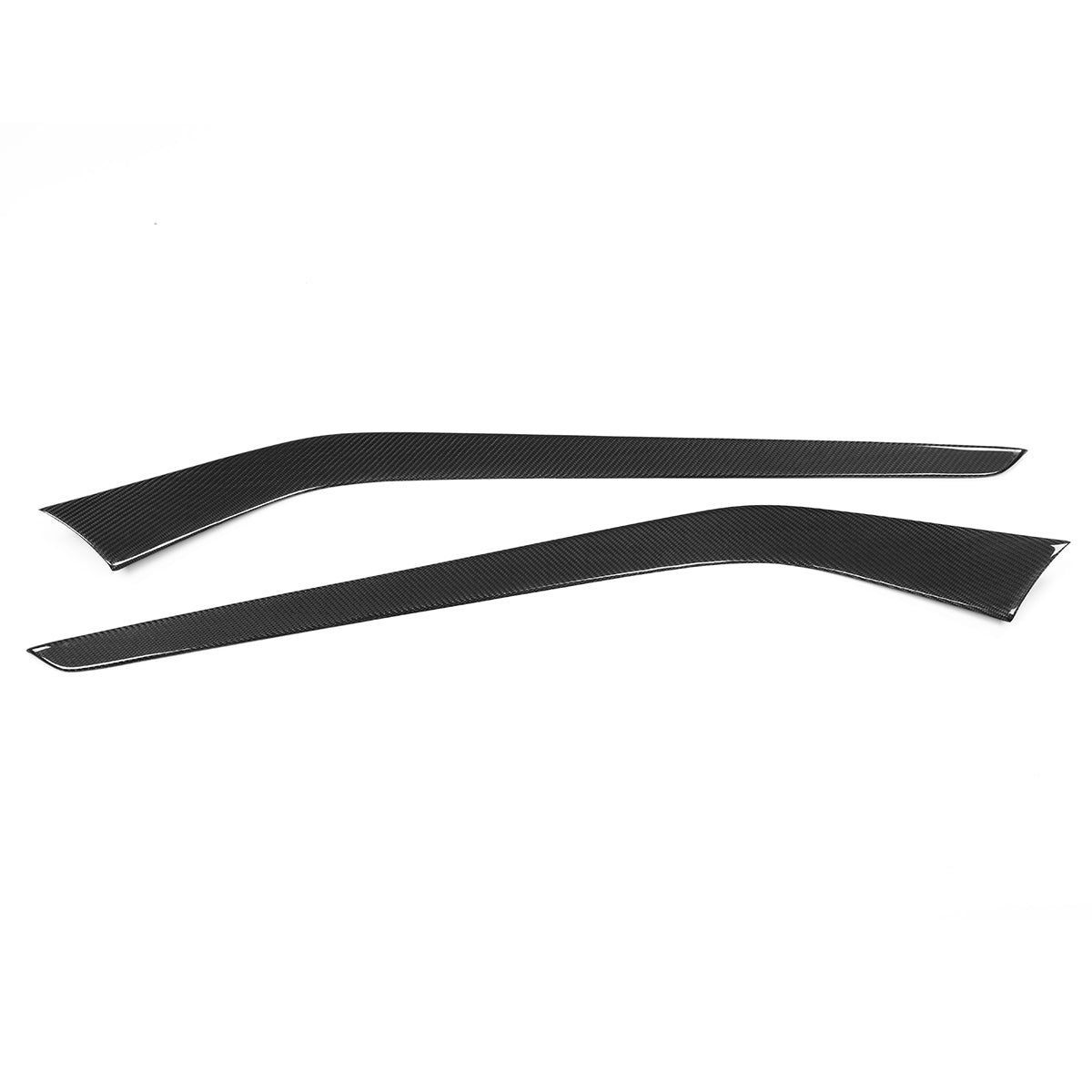 Tesla Model Y 3 2021-2023 Center Console Side Panel Trim Real Carbon Fiber