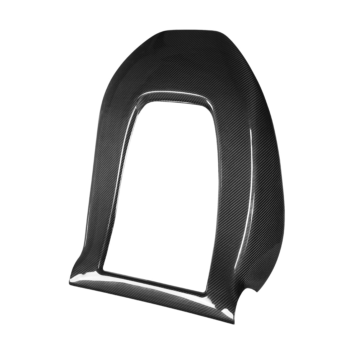 2021-2023 Tesla Model Y 3 Driver Seat Back Cover Paste Style Real Carbon Fiber