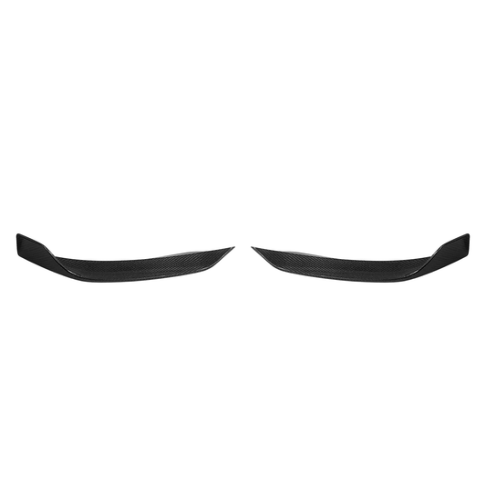 2025 Tesla Model Y Juniper Front Bumper Spoiler Side Splitter Lip Carbon Fiber