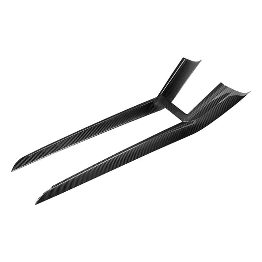 Ev-Mercado Tesla Model Y Juniper 2025 Center Console Side Overlay Dry Carbon Fiber
