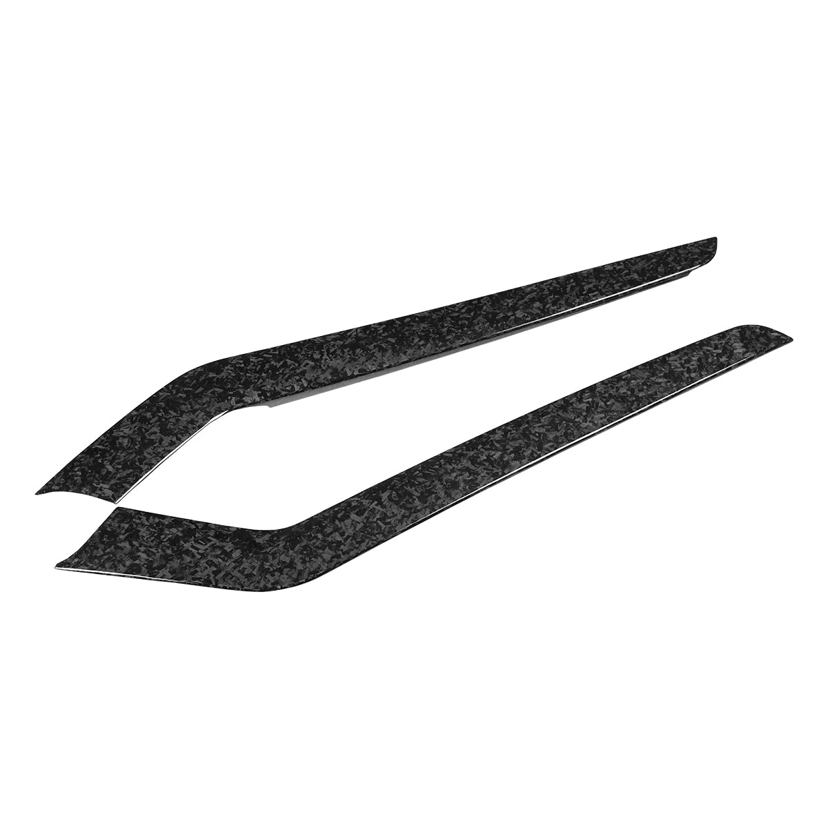 Carbon Fiber Tesla Model Y Juniper 2025 Center Console Side Panel Trim 2Pcs