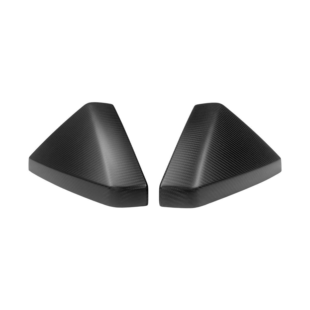 Tesla Cybertruck Rear Side View Mirror Covers Real Carbon Fiber