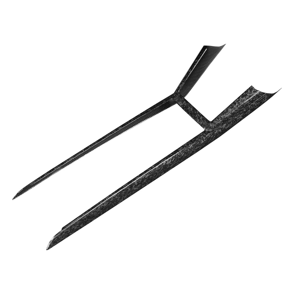 Ev-Mercado Tesla Model Y Juniper 2025 Center Console Side Overlay Dry Carbon Fiber