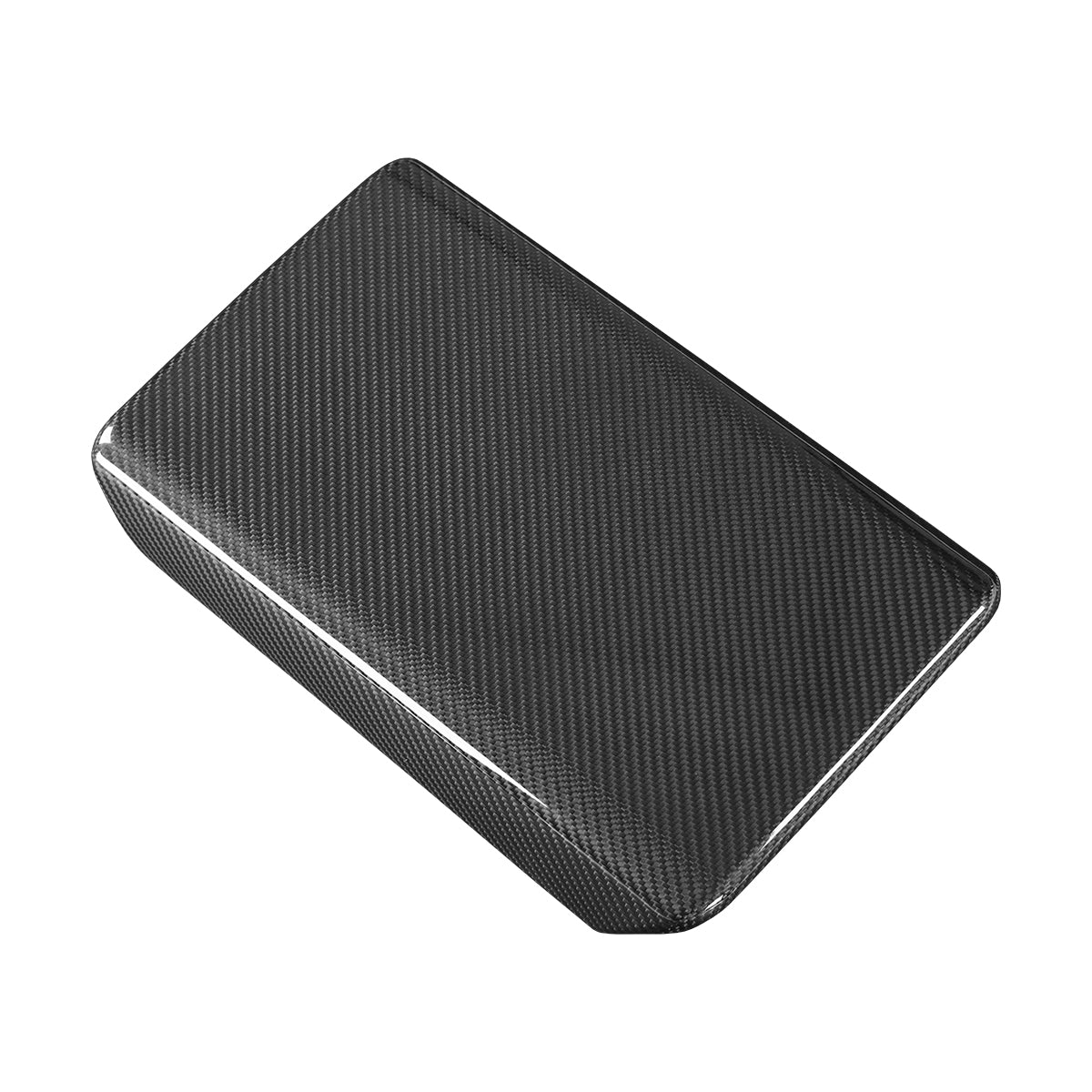 Tesla Model 3 Highland 2024-2025 Center Console Armrest Cover Dry Carbon Fiber