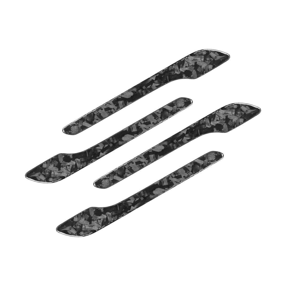 Tesla Model Y Juniper 2025 Outside Door Handle Panel Cover Dry Carbon Fiber
