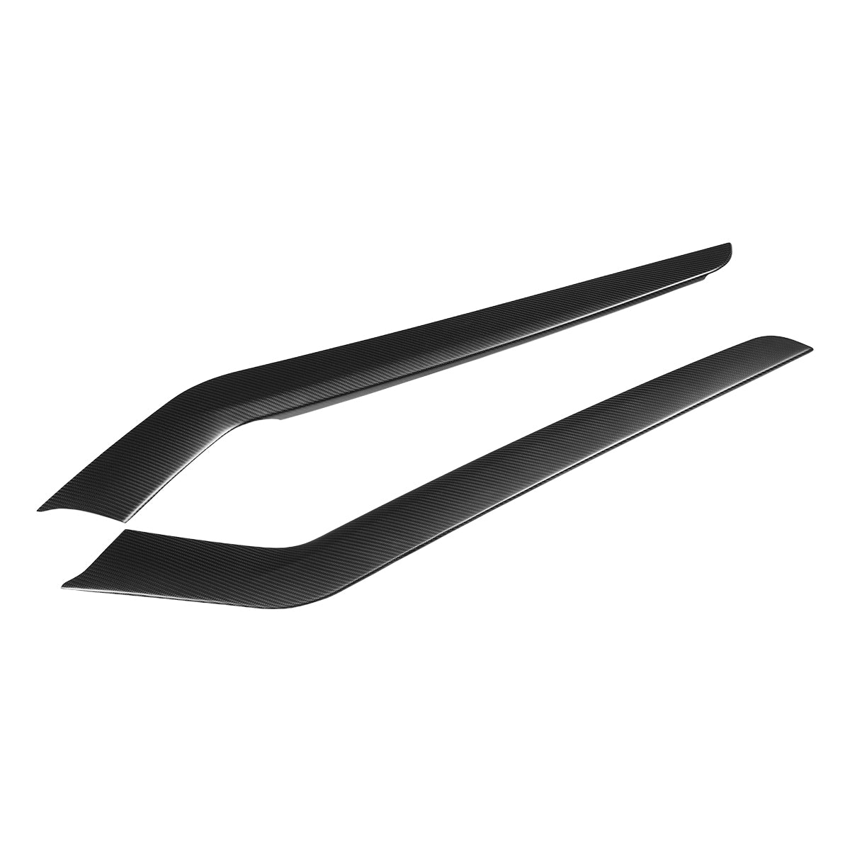 Carbon Fiber Tesla Model Y Juniper 2025 Center Console Side Panel Trim 2Pcs