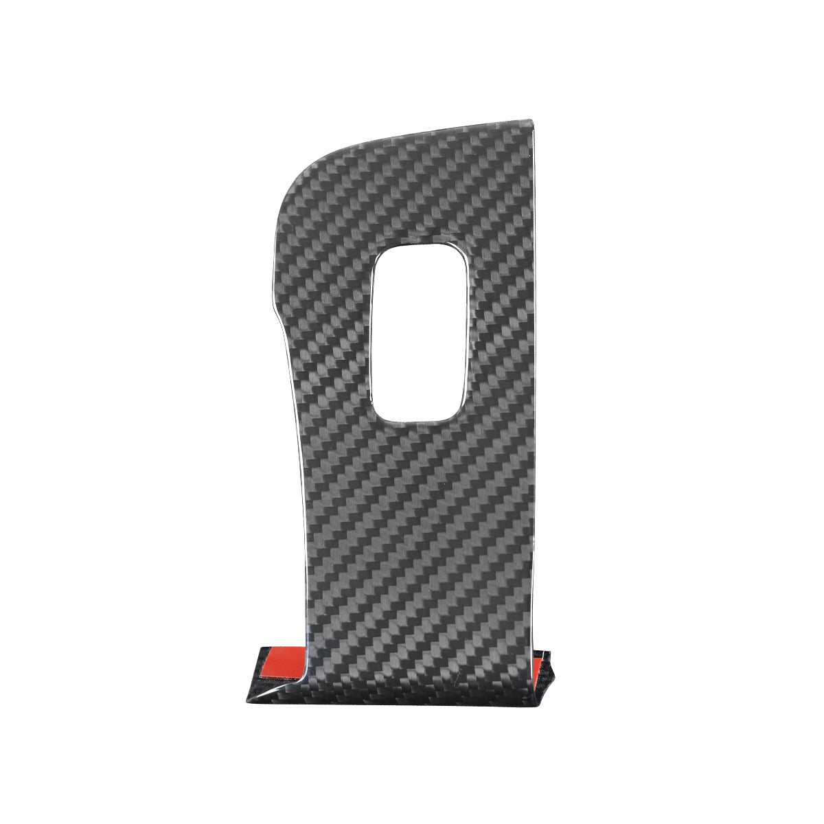 Tesla Model Y 2021-2024 Door Armrest Window Lift Button Panel Cover Trim Real Carbon Fiber