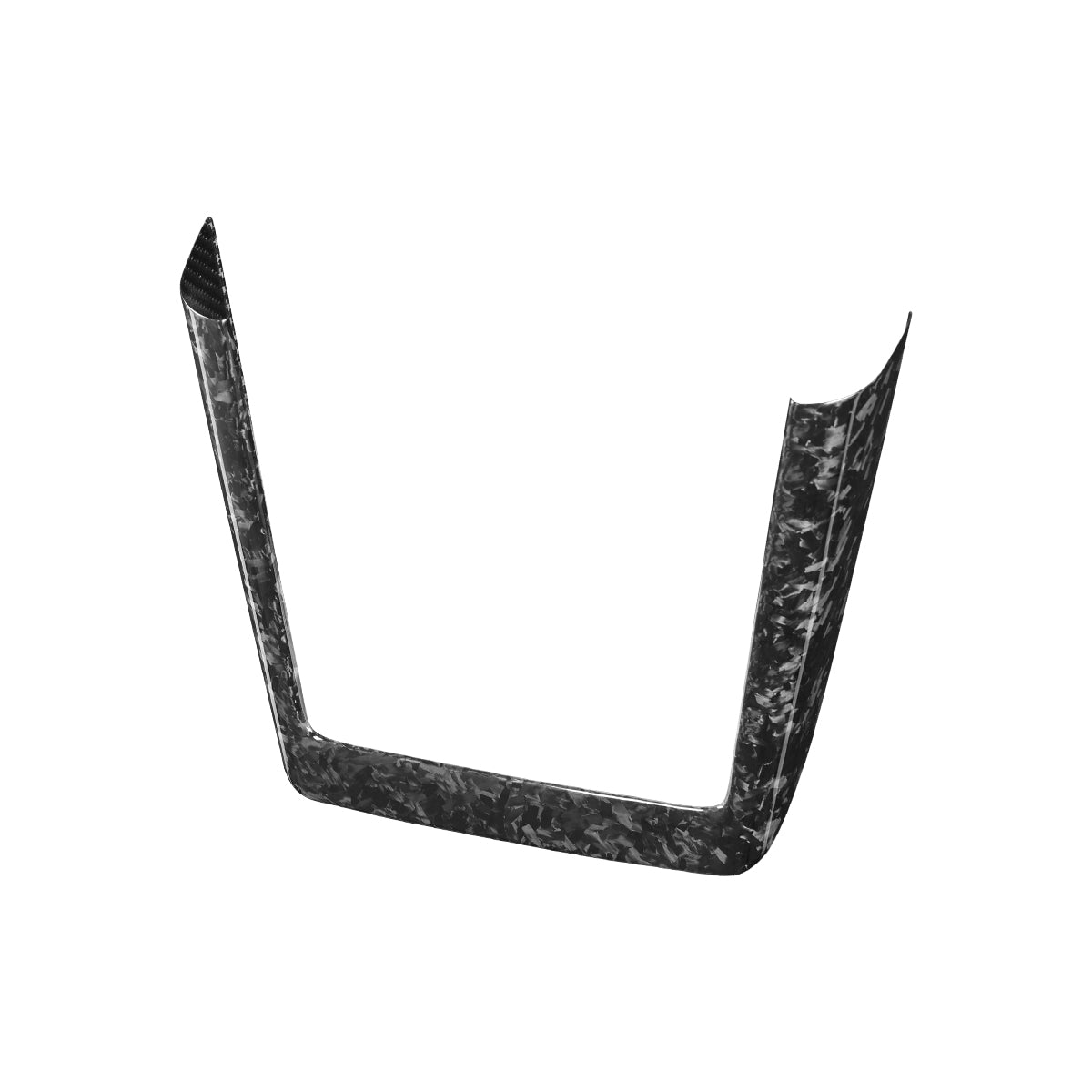 Tesla Model Y Juniper 2025 Center Console Phone Wireless Charging Pad Frame Trim Dry Carbon Fiber