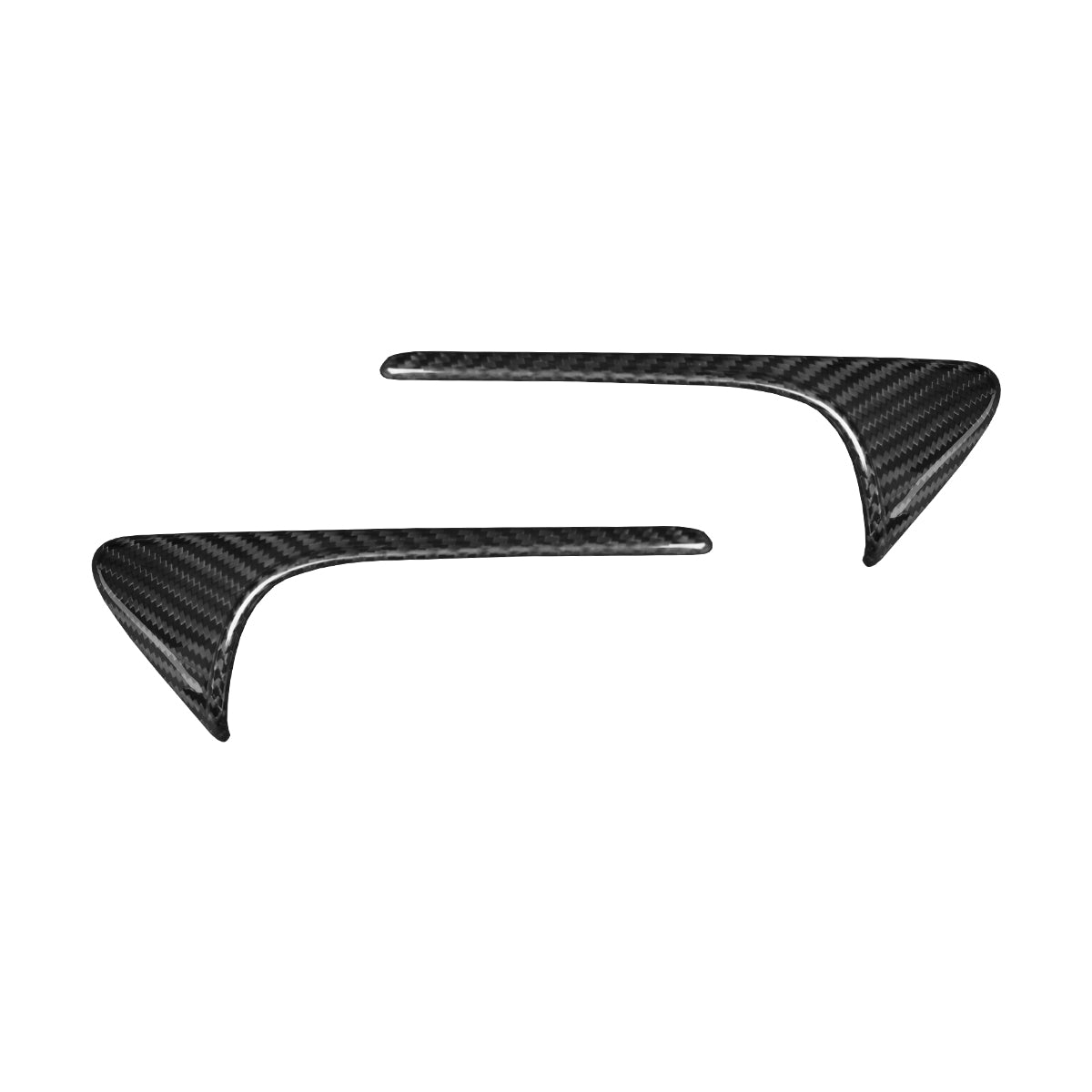 Tesla Model Y Juniper 2025 HW4.0 Outside Side Camera Turn Signal Cover Dry Carbon Fiber
