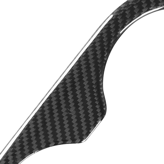 Tesla Model Y 3 2021-2023 Rear Seat Cup Holder Panel Cover Dry Carbon Fiber