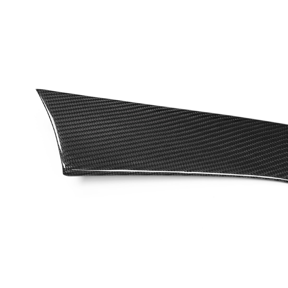 Tesla Model Y 3 2021-2023 Center Console Side Panel Trim Real Carbon Fiber