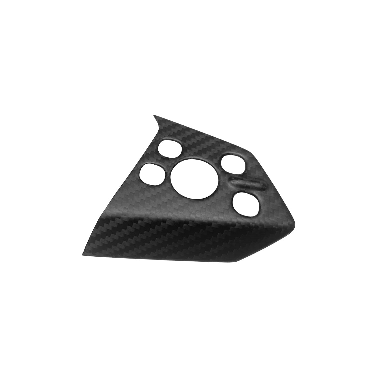 Ev-Mercado Tesla Cybertruck Interior Steering Wheel Sticker Trim Real Carbon Fiber