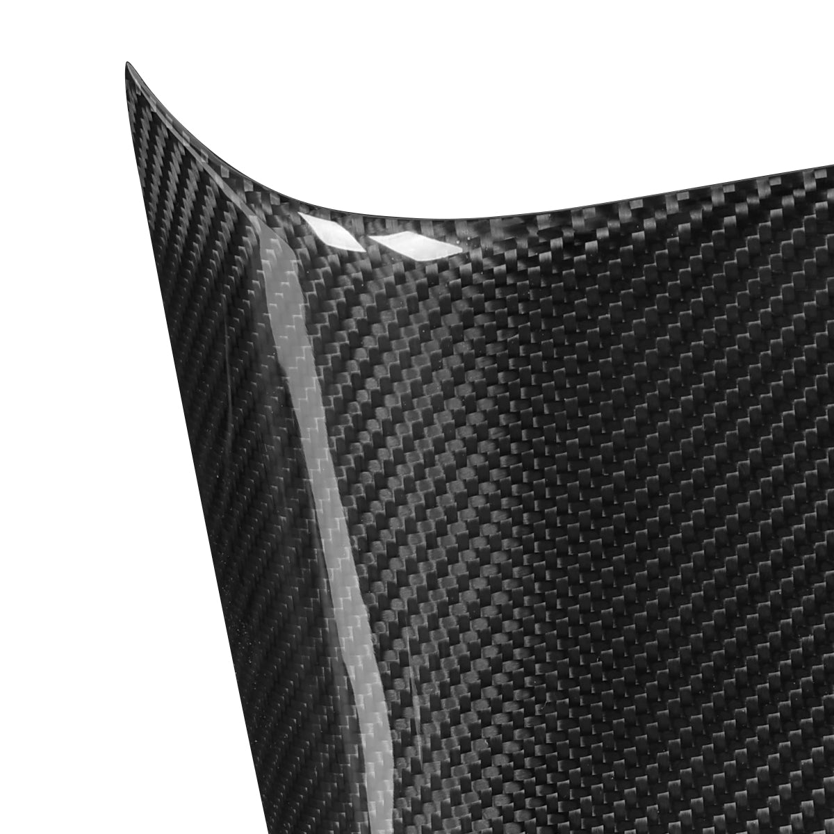 2021-2023 Tesla Model Y 3 Center Armrest Rear Seat Panel Anti-kick Cover Real Carbon Fiber