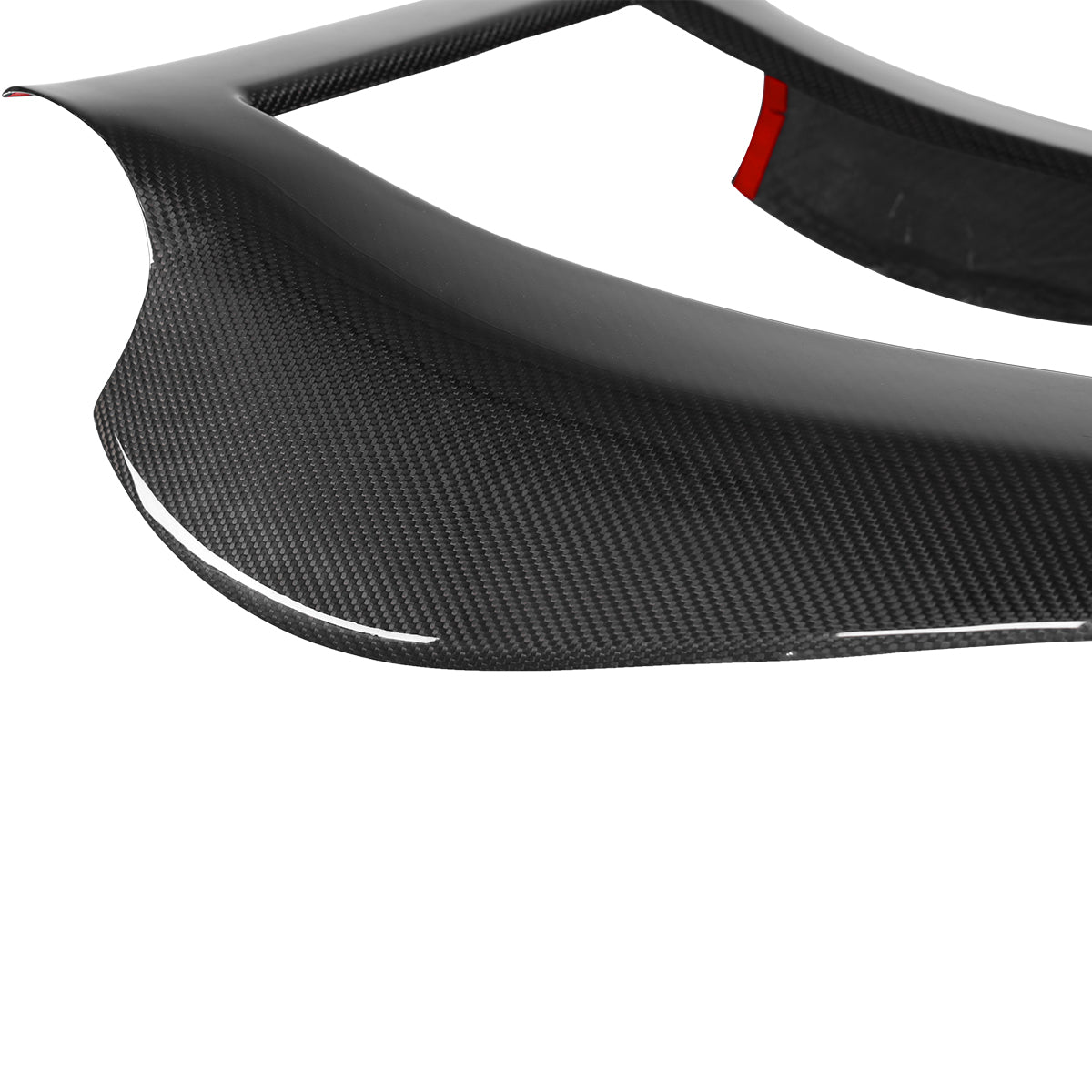 2021-2023 Tesla Model Y 3 Driver Seat Back Cover Paste Style Real Carbon Fiber