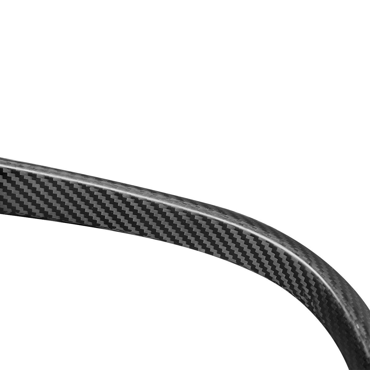 2021-2024 Tesla Model Y Front Bumper Fog Lights Trim Real Carbon Fiber