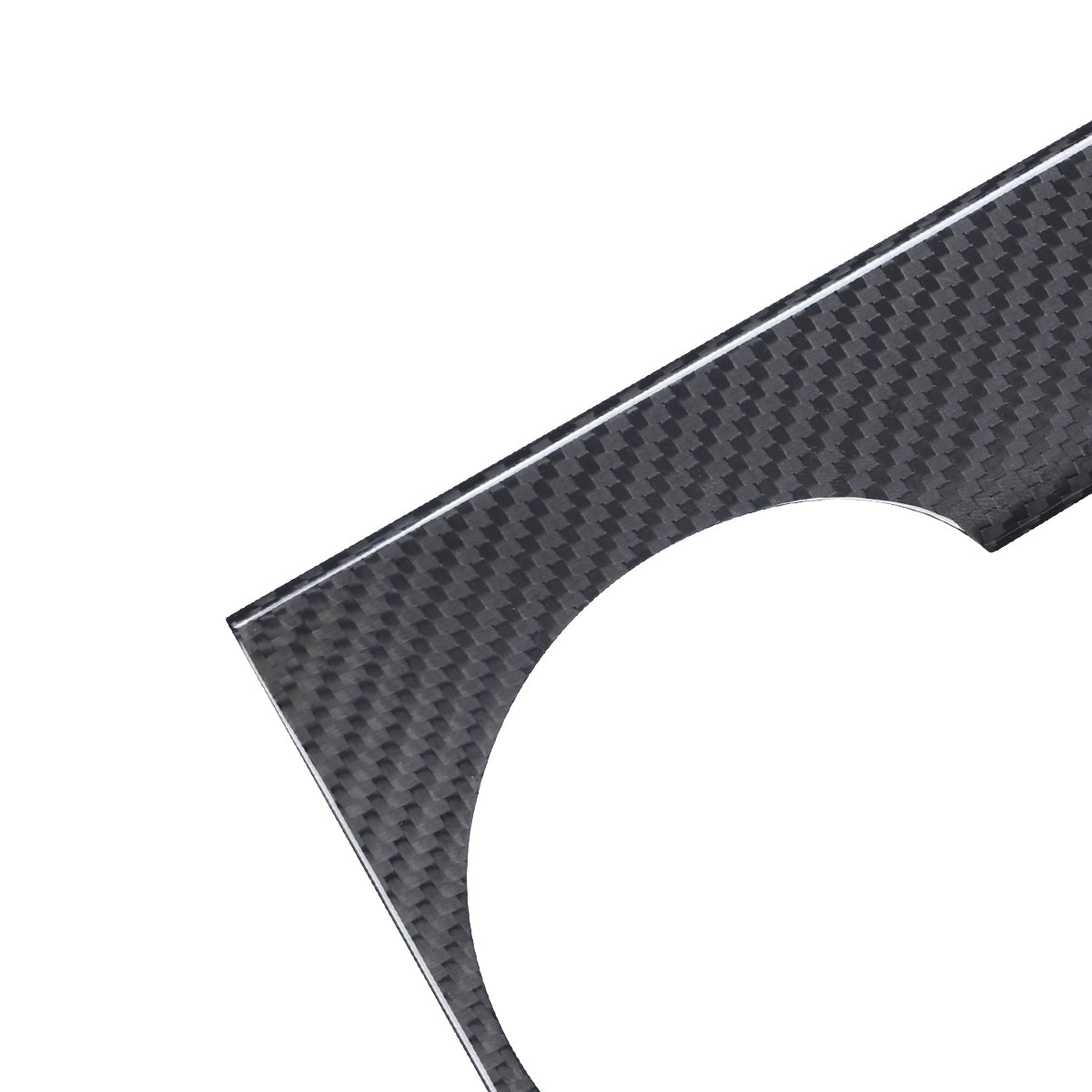 Tesla Model 3 Highland 2025 Center Console Armrest Cup Holder Panel Cover Dry Carbon Fiber