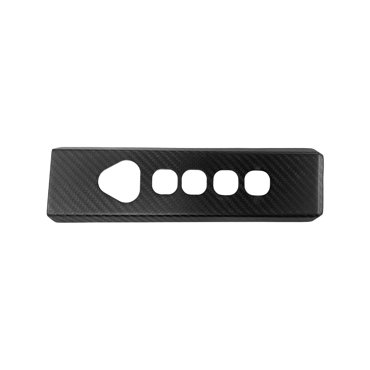 Ev-Mercado Tesla Cybertruck Interior Hazard Light P R N D Switch Panel Cover Real Carbon Fiber