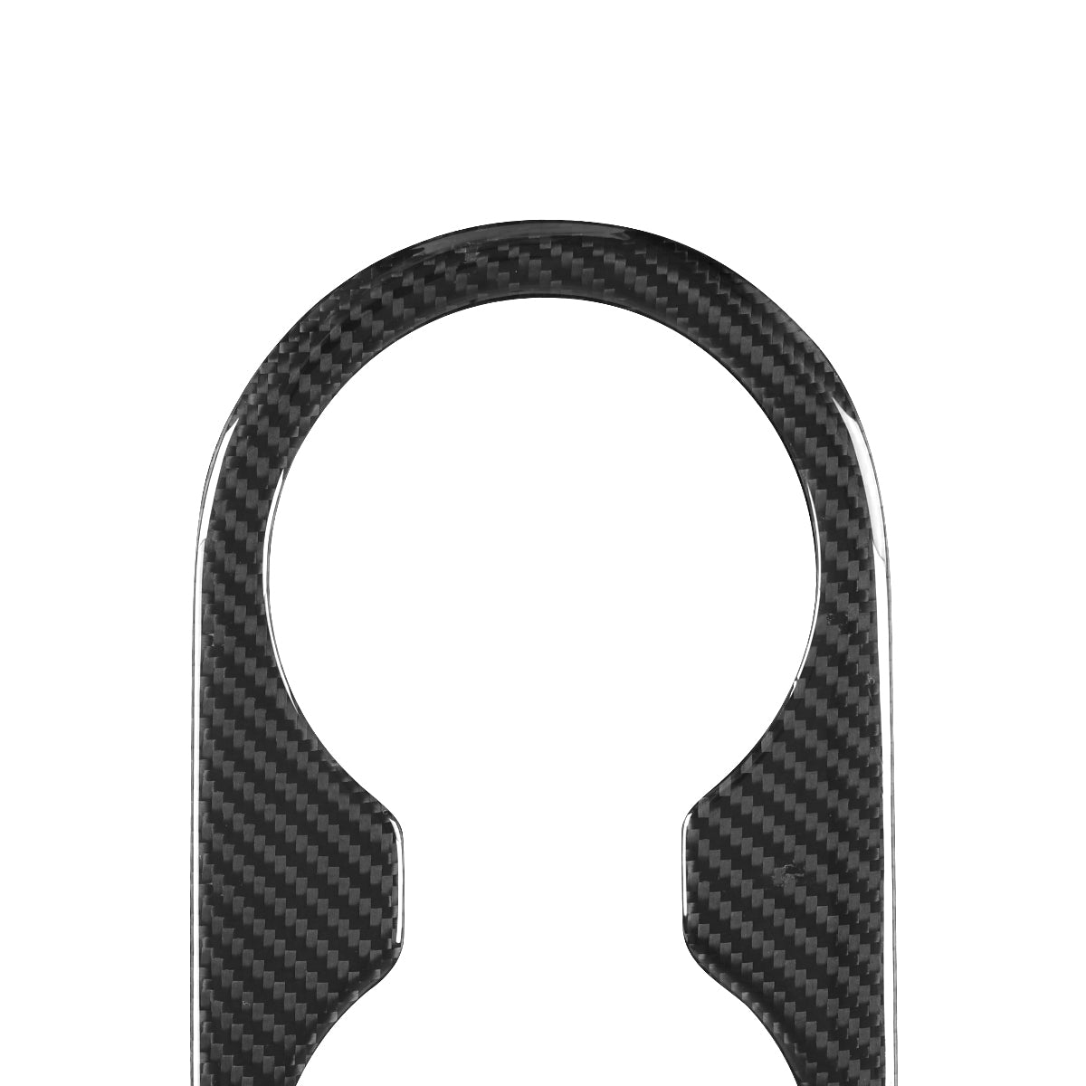 Ev-Mercado Tesla Model Y Juniper 2025 Rear Seat Cup holder Panel Cover Dry Carbon Fiber Interior