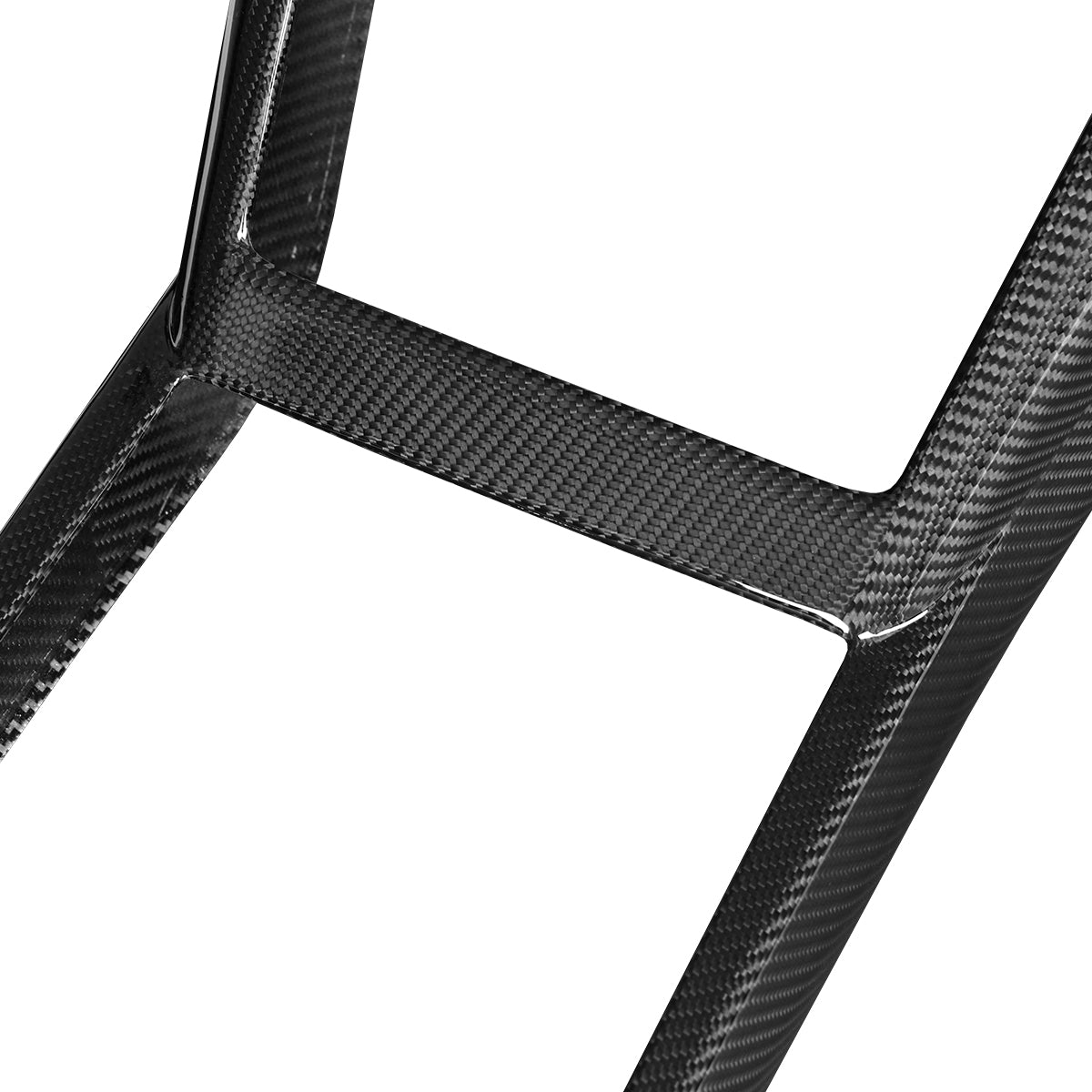 Ev-Mercado Tesla Model Y Juniper 2025 Center Console Side Overlay Dry Carbon Fiber