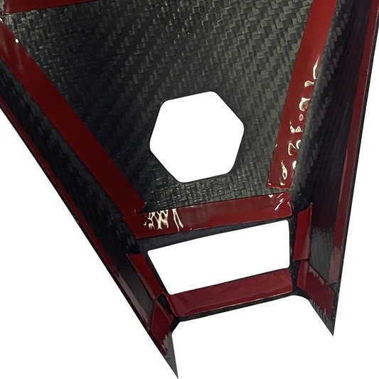 Ev-Mercado Tesla Cybertruck Interior Rear View Mirror Upper Camera Cover Real Carbon Fiber