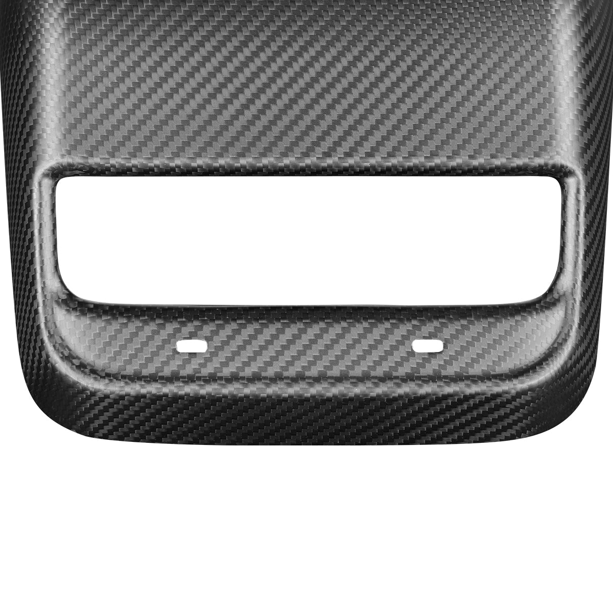 Tesla Model Y 3 2021-2023 Central Armrest Rear Air Outlet Cover Real Carbon Fiber