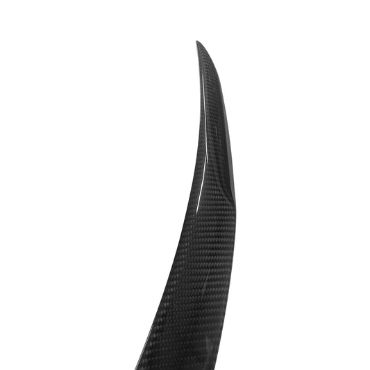 2025 Tesla Model Y Juniper Real Carbon Fiber Rear Trunk Wing Spoiler