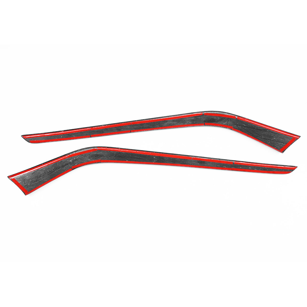 Tesla Model Y 3 2021-2023 Center Console Side Panel Trim Real Carbon Fiber