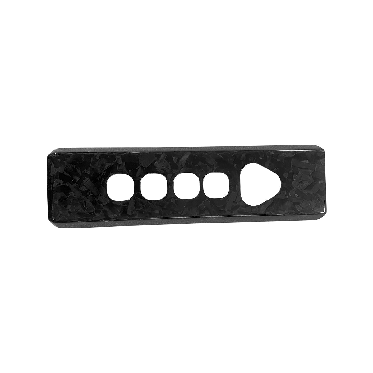 Ev-Mercado Tesla Cybertruck Interior Hazard Light P R N D Switch Panel Cover Real Carbon Fiber