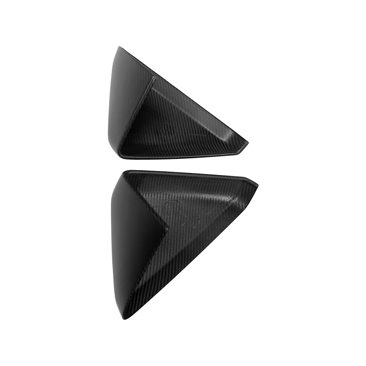 Tesla Cybertruck Rear Side View Mirror Covers Real Carbon Fiber