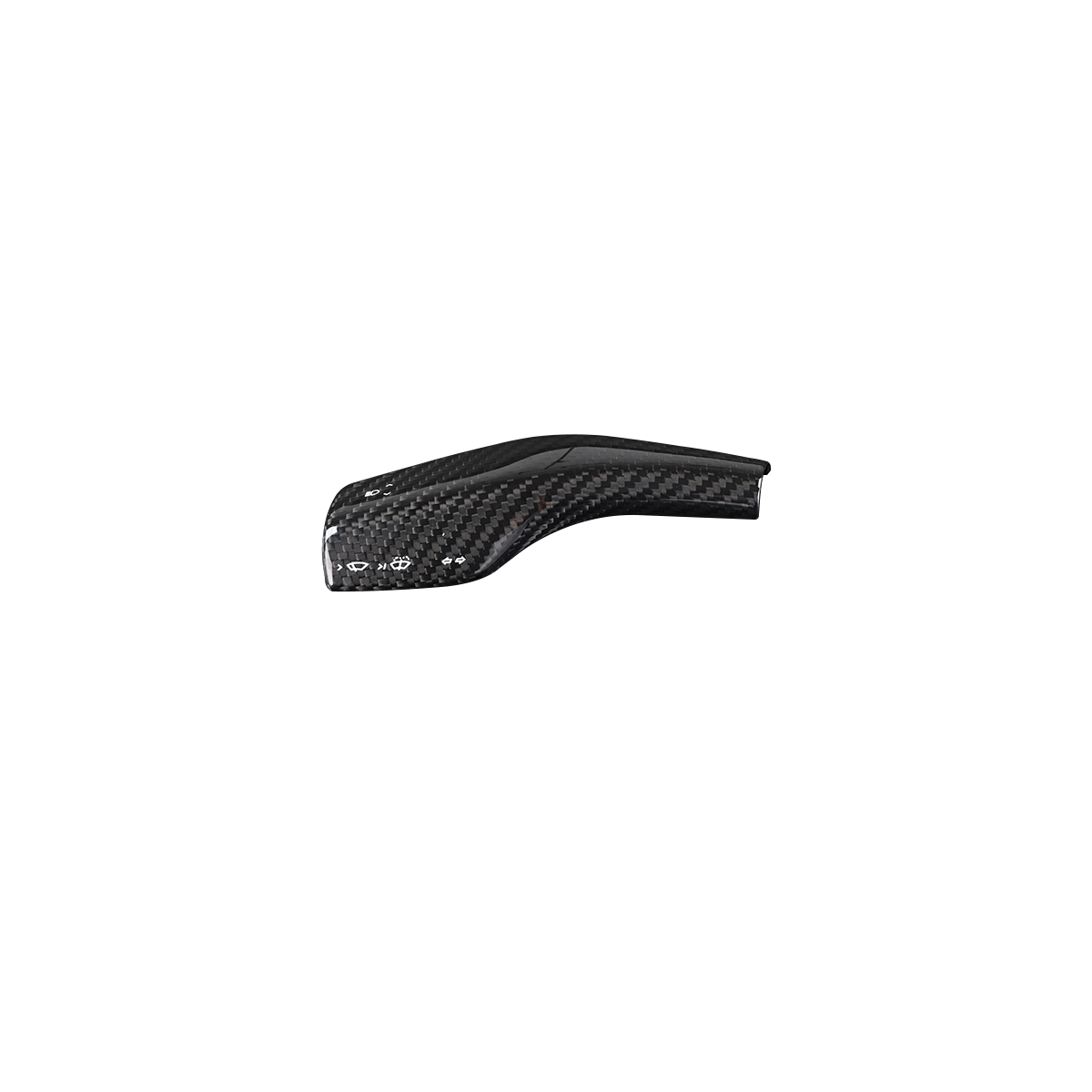 Tesla Model Y 3 2019-2023 Turn Signal Wiper Gear Lever Cover Real Carbon Fiber