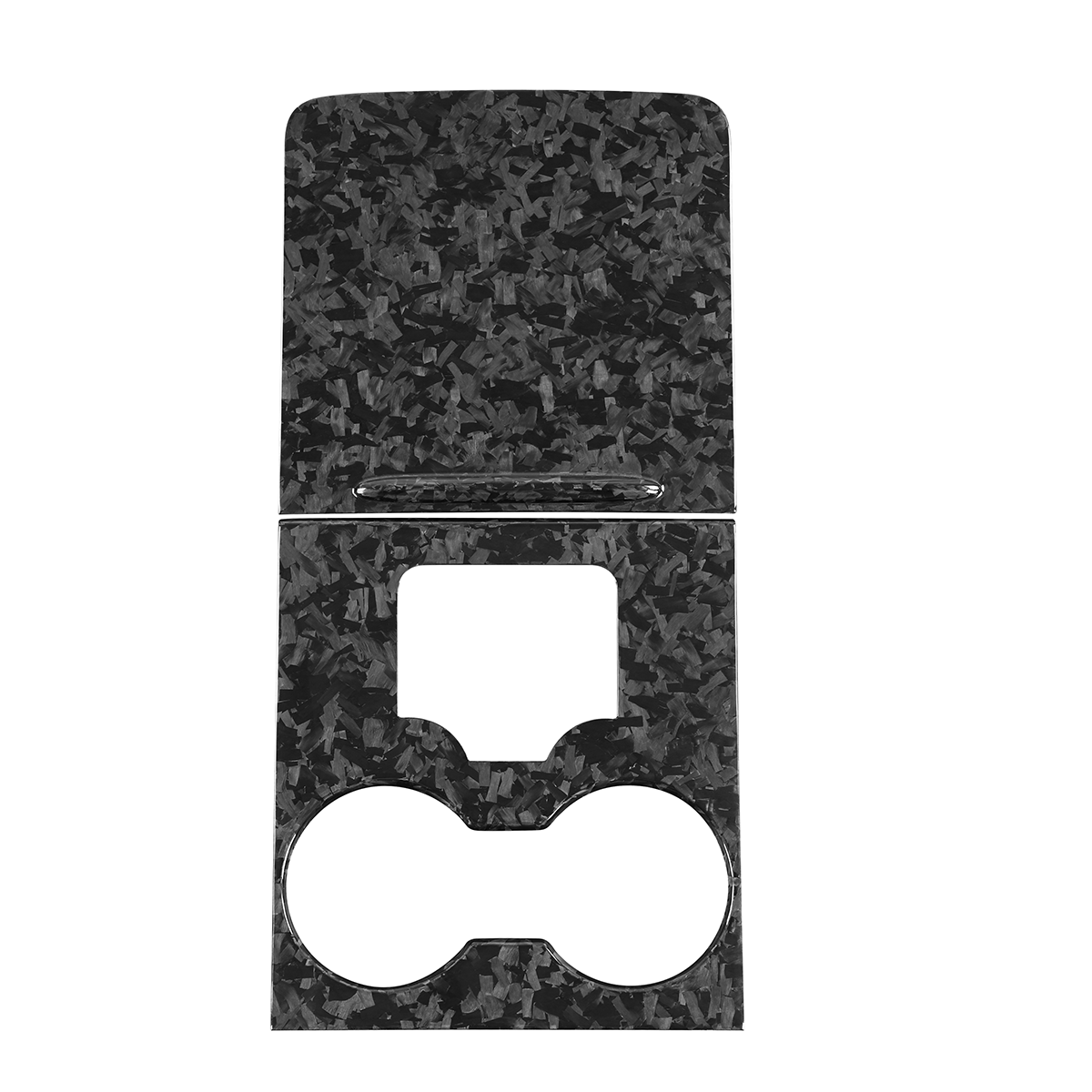 Tesla Model Y 3 2021-2023 Center Console Cover Panel Trim Real Carbon Fiber