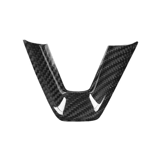 Tesla Model 3 Highland 2024-2025 Steering Wheel Sticker Trim Dry Carbon Fiber