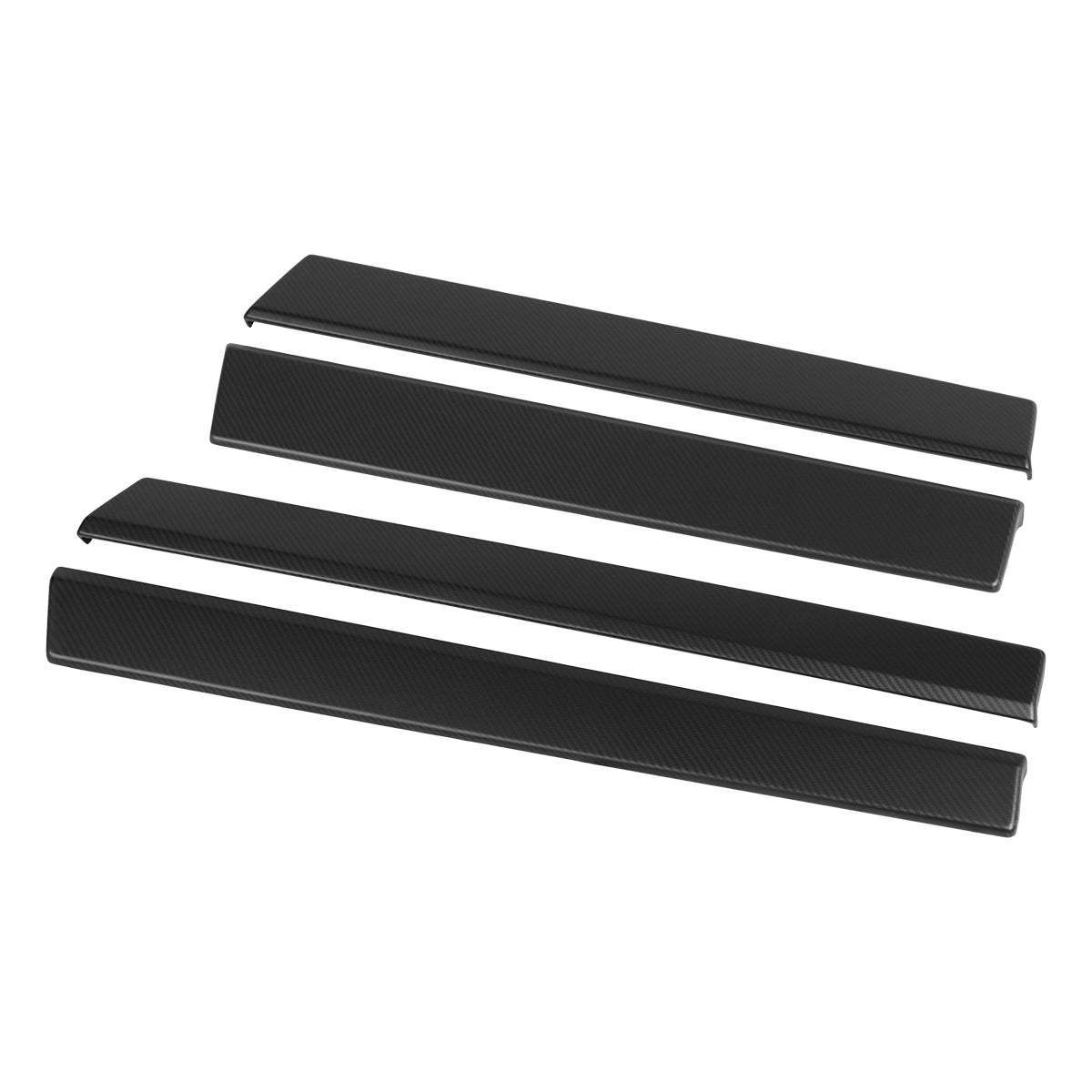 Ev-Mercado Tesla Cybertruck Interior Door Top Panel Cover Real Carbon Fiber