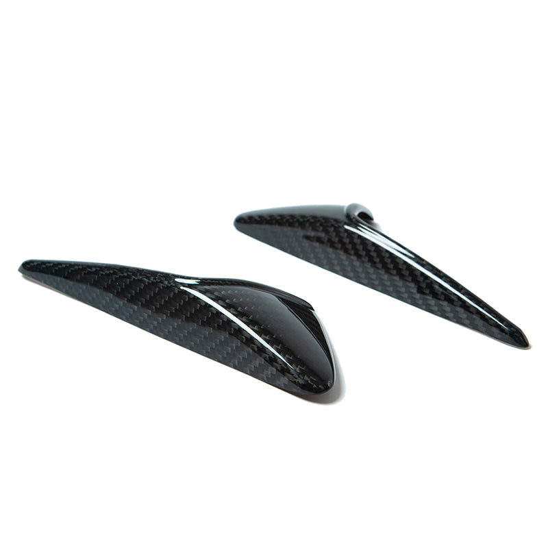 Tesla Model Y 3 2021-2023 Real Carbon Fiber Outside HW3.0 Side Camera Turn Signal Cover