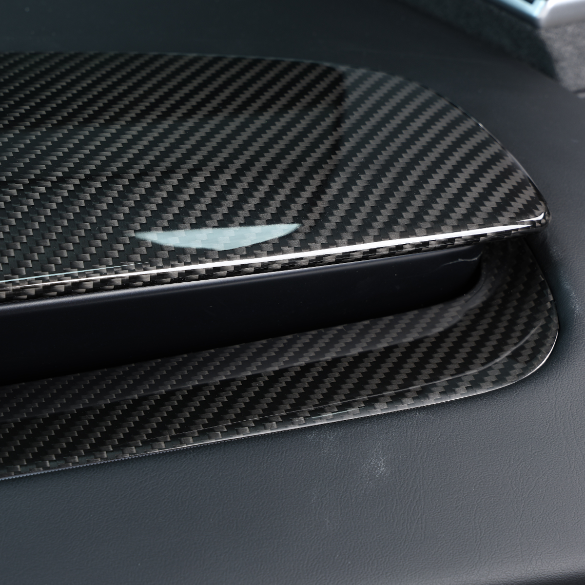 Tesla Model 3 Highland Dashboard Air Vents Low Panel Trim Real Carbon Fiber
