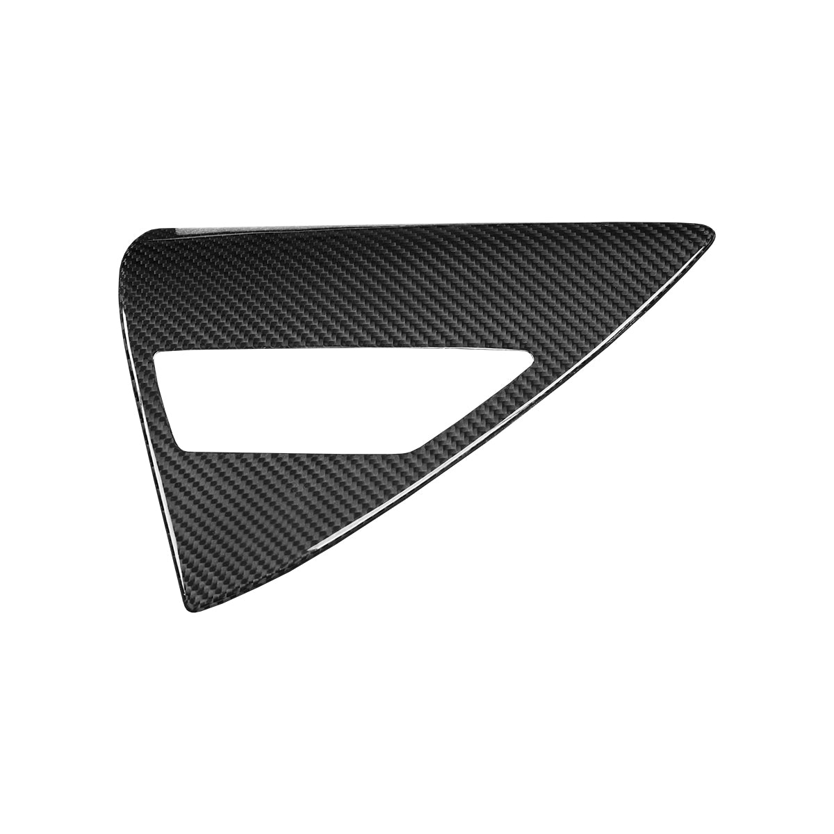 Tesla Model 3 Highland 2025 Outside Charging Port Cover Panel Trim Dry Carbon Fiber