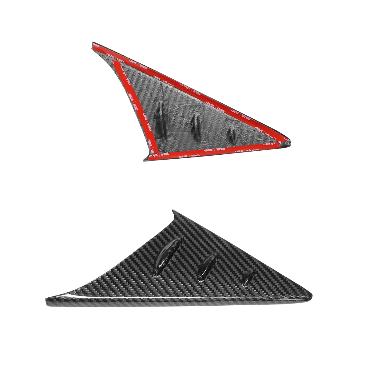 Supra A90 MK5 A-Pillar Triangle Anti-Buffeting Wind Deflectors Real Carbon Fiber