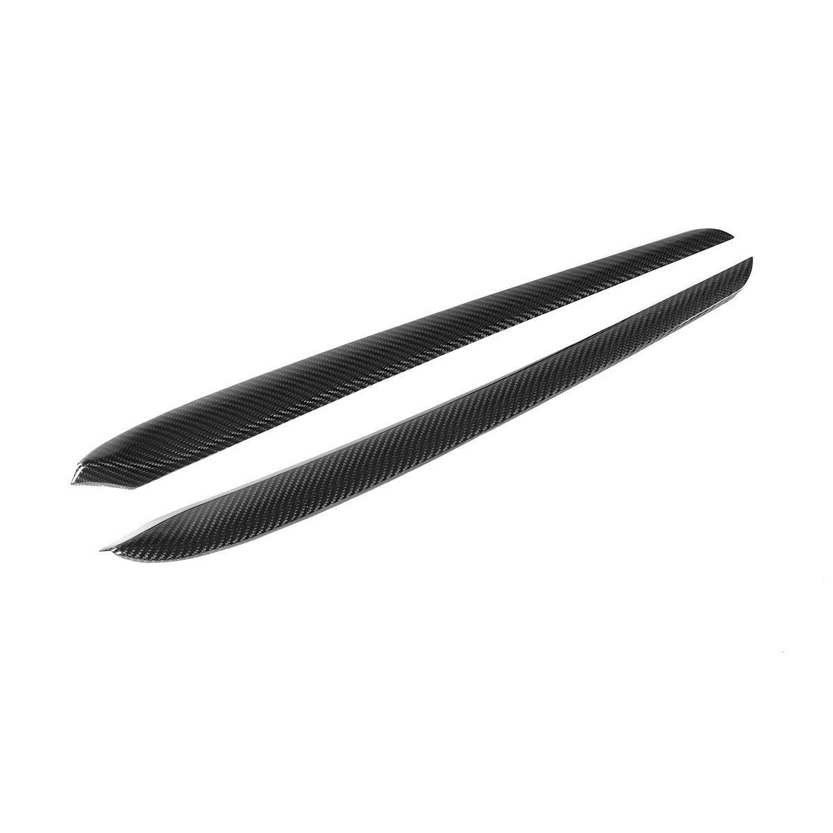 Tesla Model Y 3 2021-2023 Real Carbon Fiber Door Panel Cover Trim