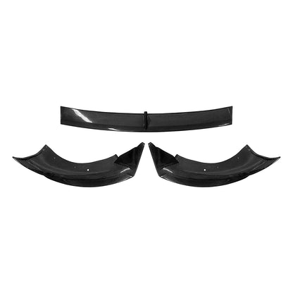 2025-2026 Tesla Model Y Juniper Premium Front Bumper Lip Spoiler Wet Carbon Fiber