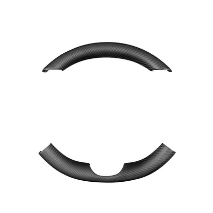 Tesla Model Y 3 2021-2023 Steering Wheel Cover Real Carbon Fiber