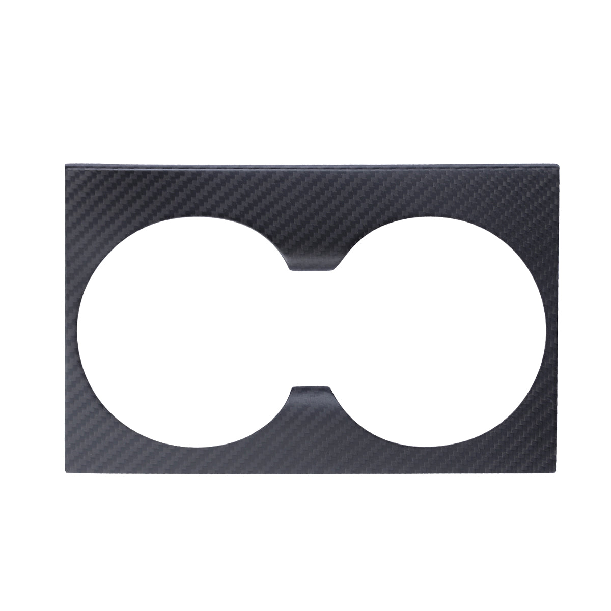 Tesla Model 3 Highland 2025 Center Console Armrest Cup Holder Panel Cover Dry Carbon Fiber