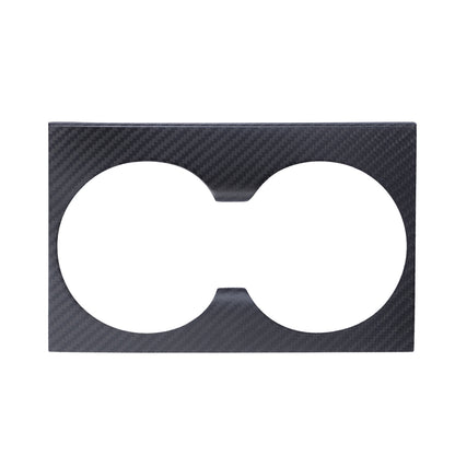 Tesla Model 3 Highland 2025 Center Console Armrest Cup Holder Panel Cover Dry Carbon Fiber