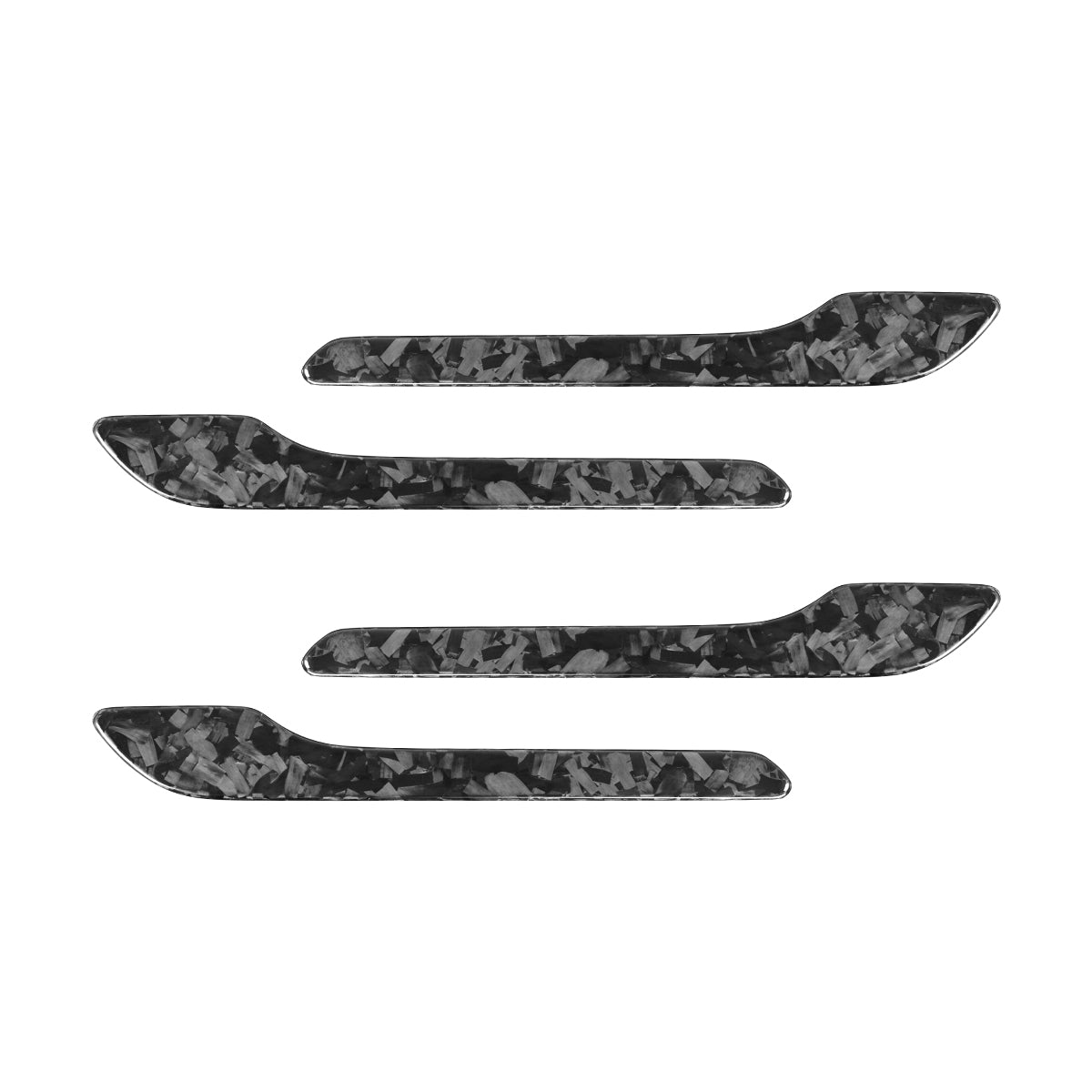 Tesla Model Y 3 2019-2023 Real Carbon Fiber Outside Door Handle Panel Cover
